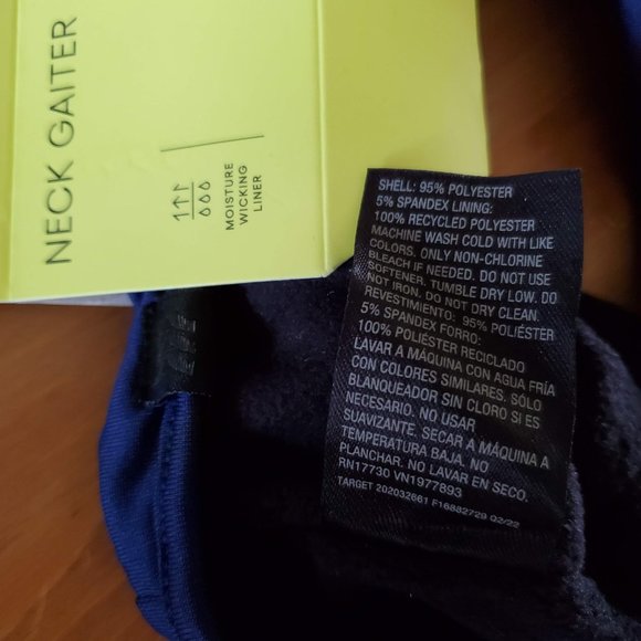 All In Motion Neck Gaiter Navy OSFM - Picture 2 of 4